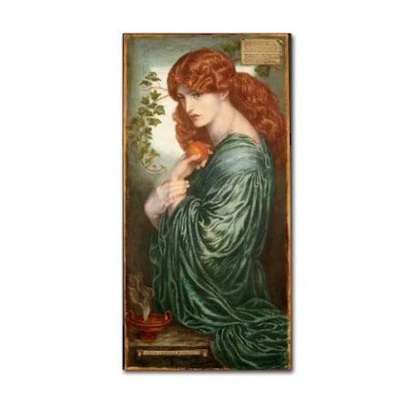 Rossetti 'Proserpine' Canvas Art,12x24